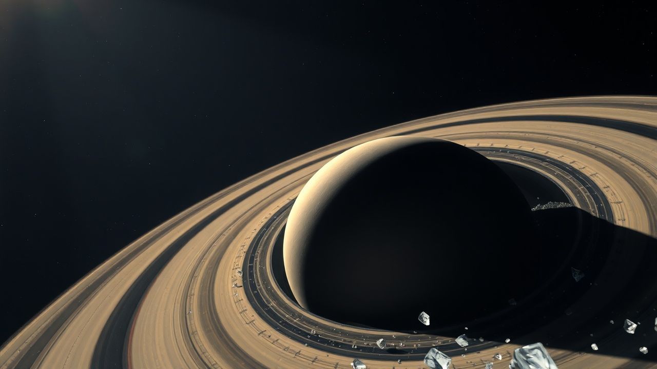 Dazzling Saturn Rings Edge