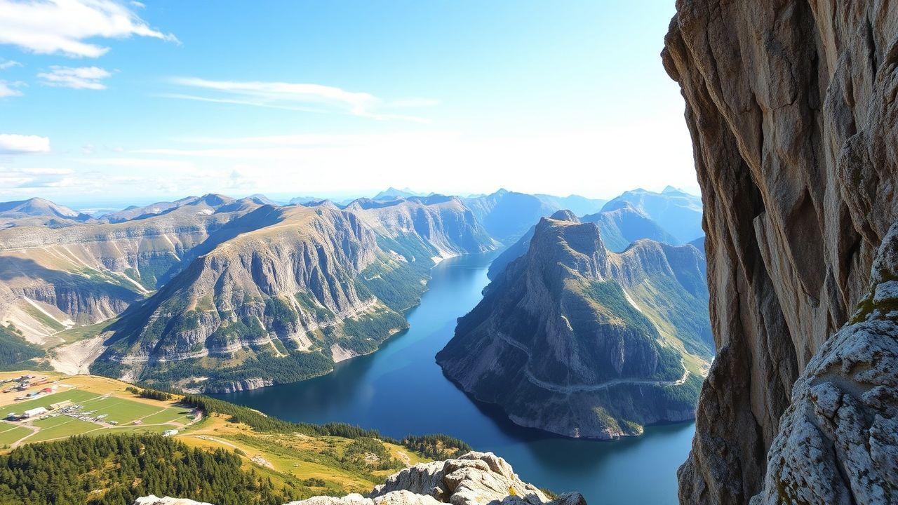 Brilliant Norway Trolltunga Cliff Drama