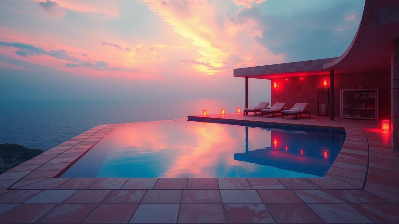 Splendid Liminal Pool Empty