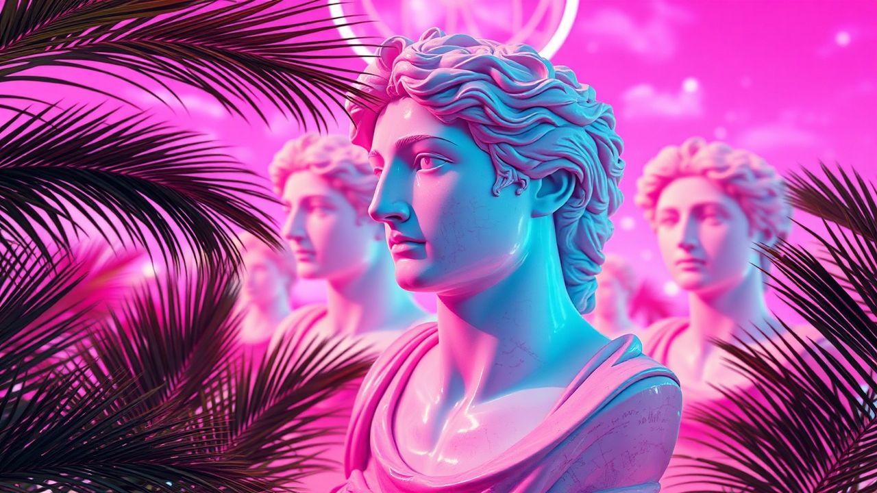Vast Vaporwave Roman Busts