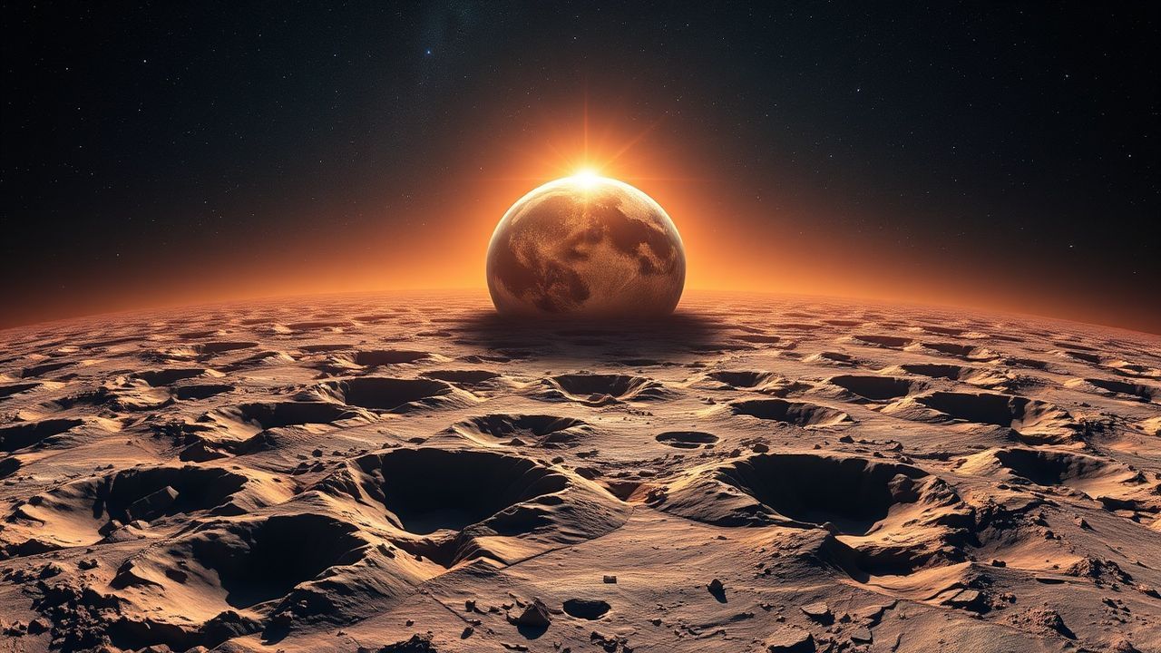 Cosmic Lunar Colony Earth