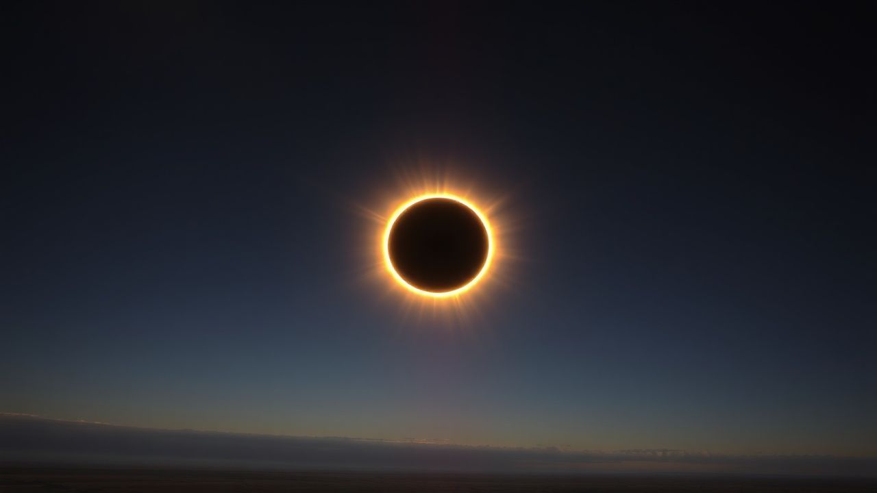 Dazzling Total Solar Eclipse