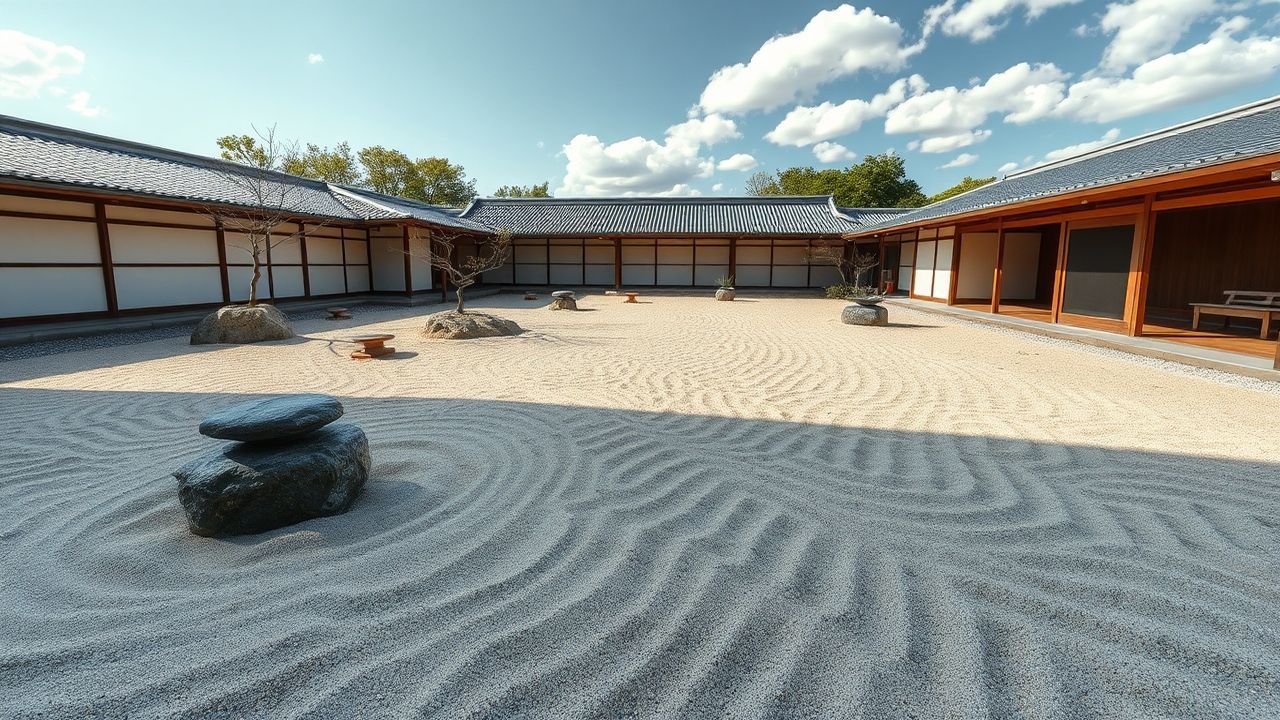 Serene Japan Zen Garden Serenity