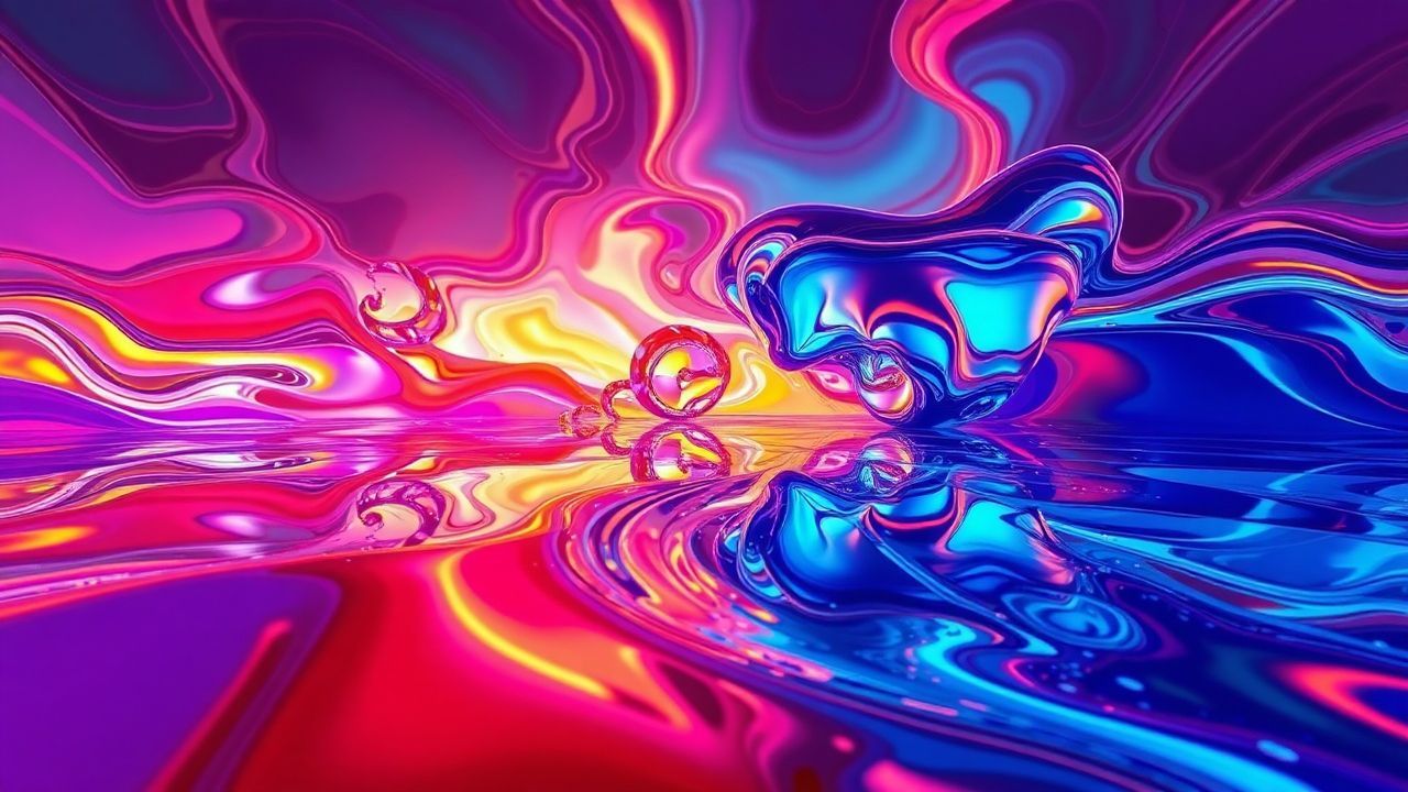 Chromatic Liquid Chrome Morphing