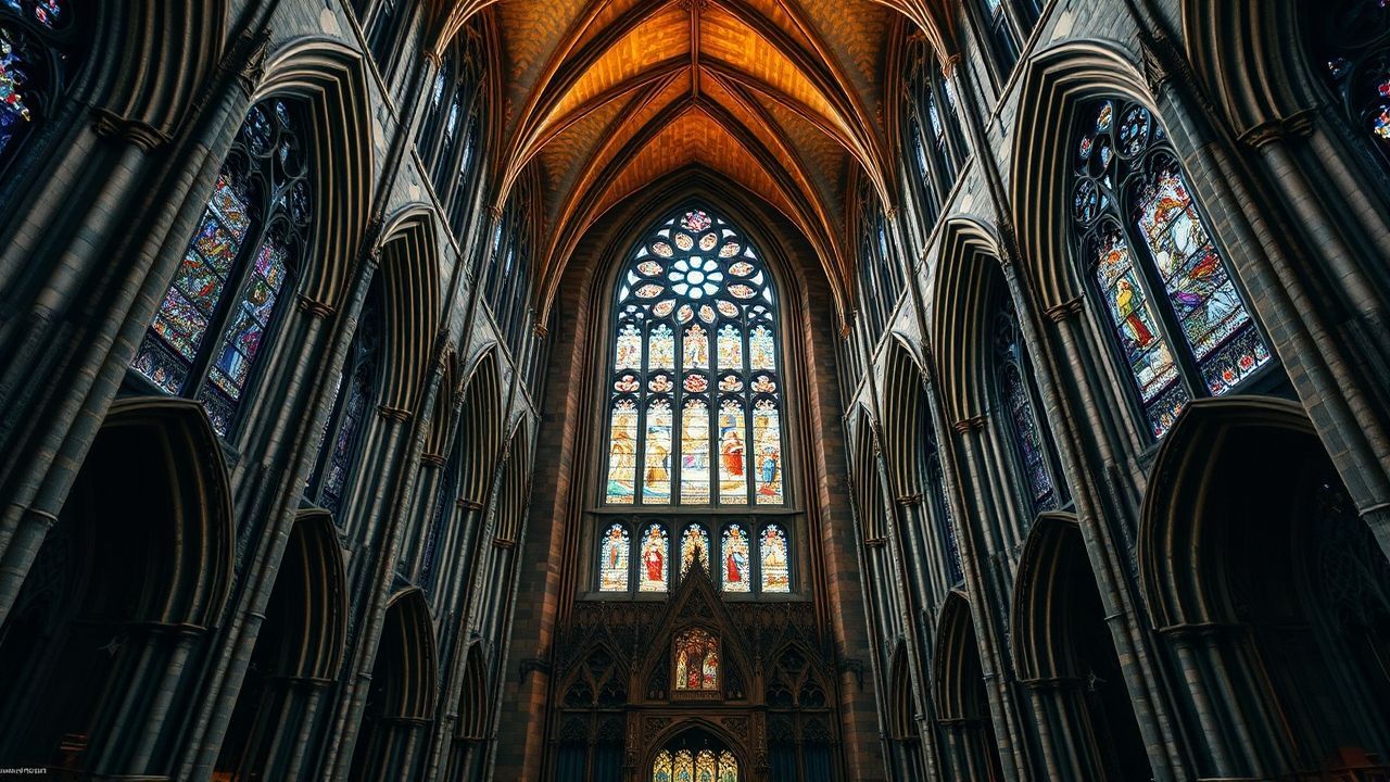 Phenomenal Gothic Cathedral Buttresses Drama