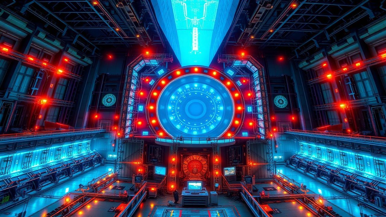 Breathtaking Fusion Reactor Core Glow