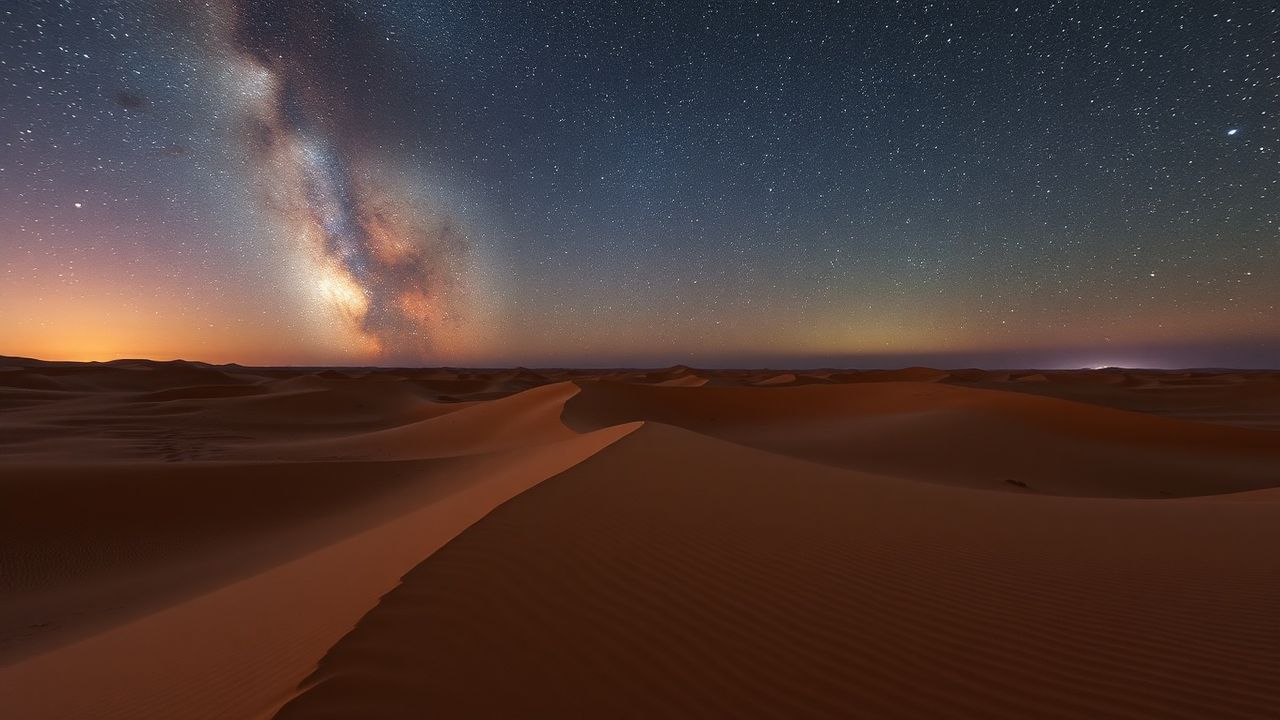 Wondrous Desert Milky Way by Night