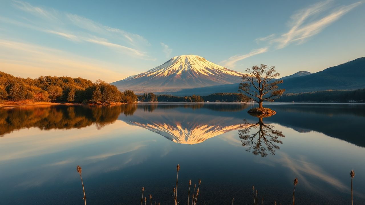Enchanting Mt. Fuji Mount Lakes Reflections