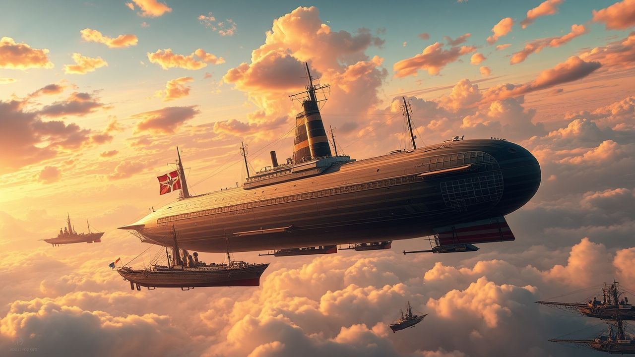 Industrial Airship Fleet Victorian