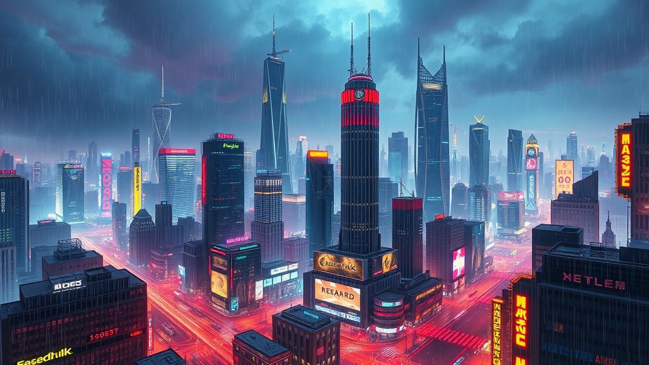 Haunting Cyberpunk Megacity Endless Neon Dreams