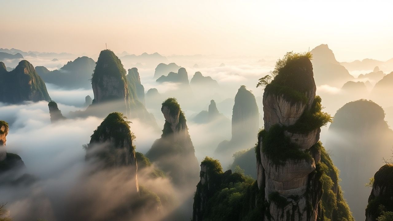 Resplendent China Zhangjiajie Avatar in the Mist