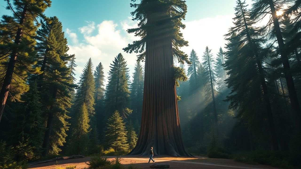 Dreamlike Sequoia Grove Giant