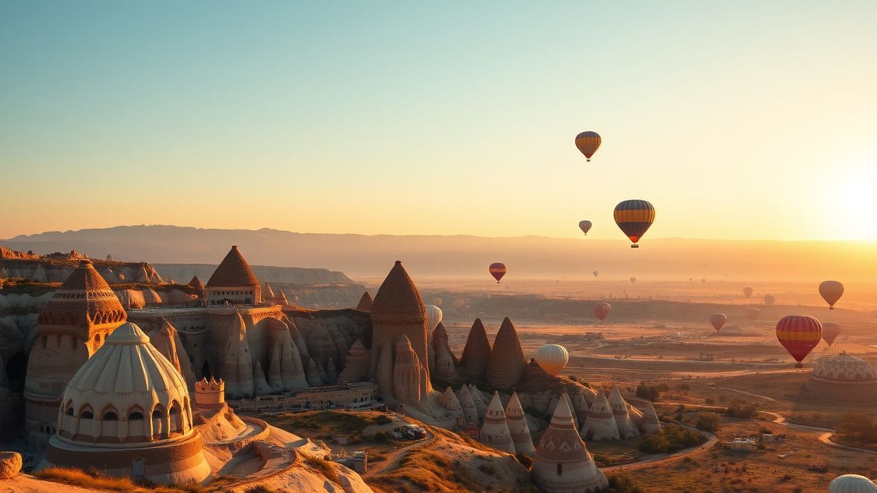 Immense Cappadocia Turkey Fairy at Sunrise