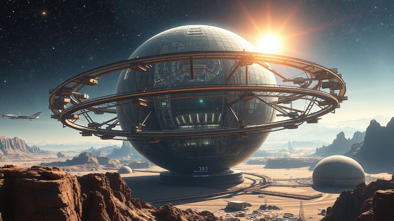 Infinite Dyson Sphere Megastructure