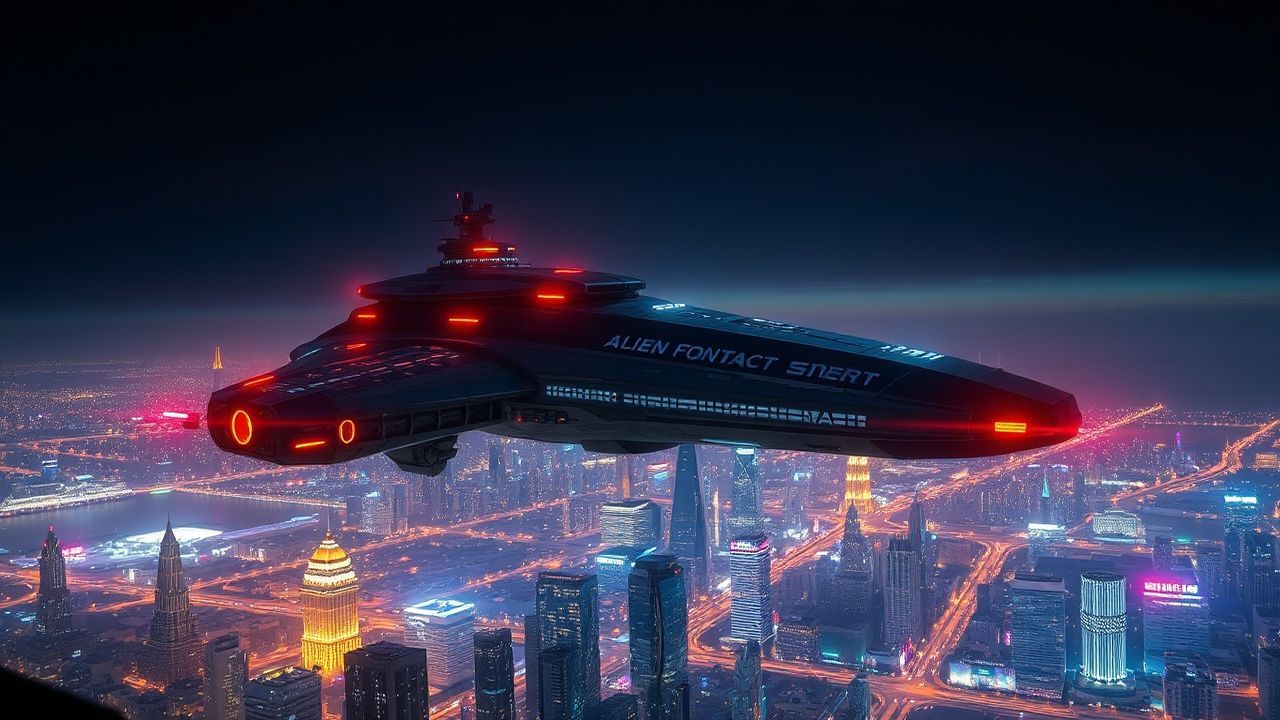 Breathtaking Alien First Contact