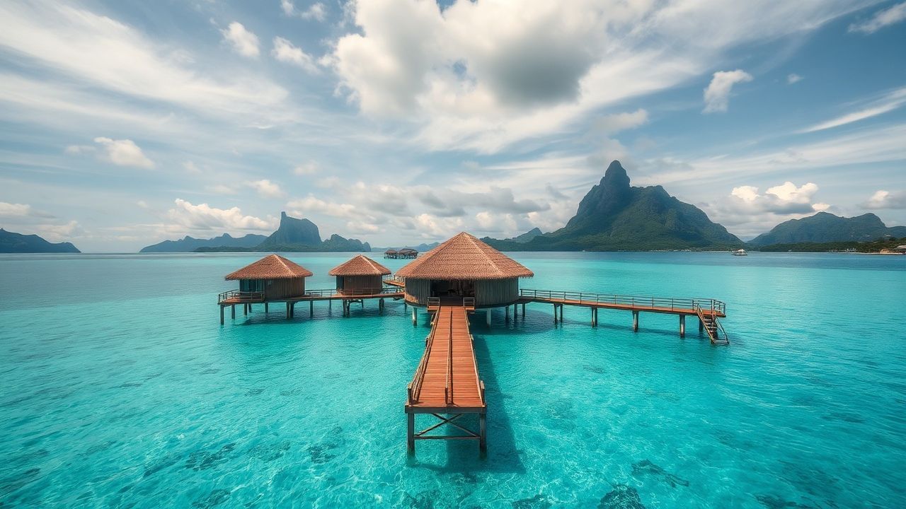 Sweeping Tahiti Overwater Bungalow