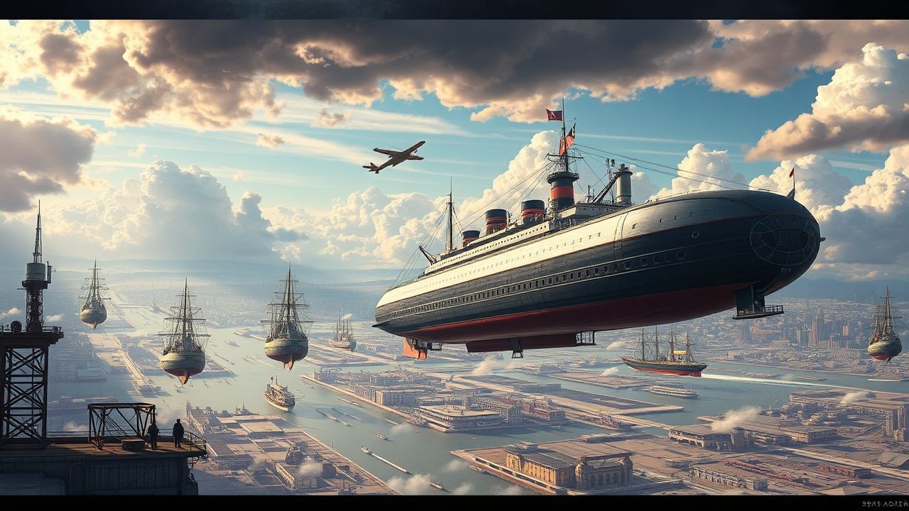 Glorious Airship Fleet Victorian