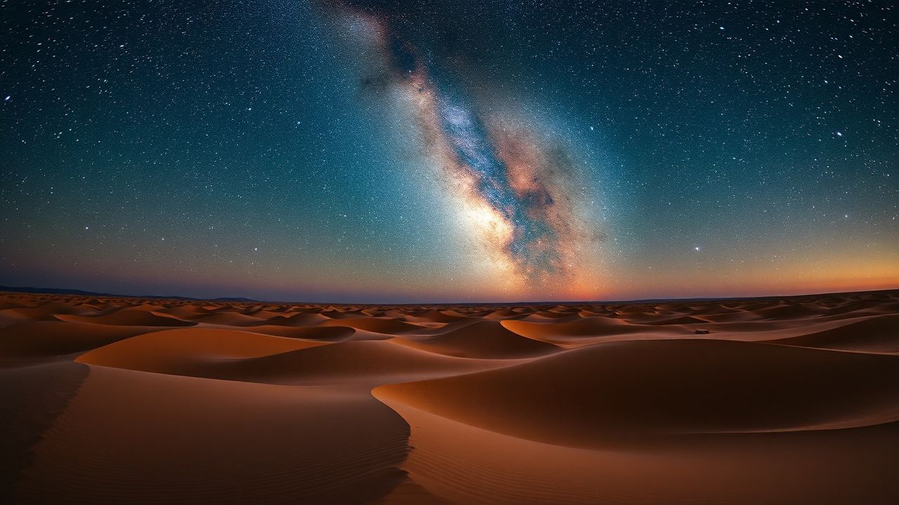 Phenomenal Desert Milky Way by Night