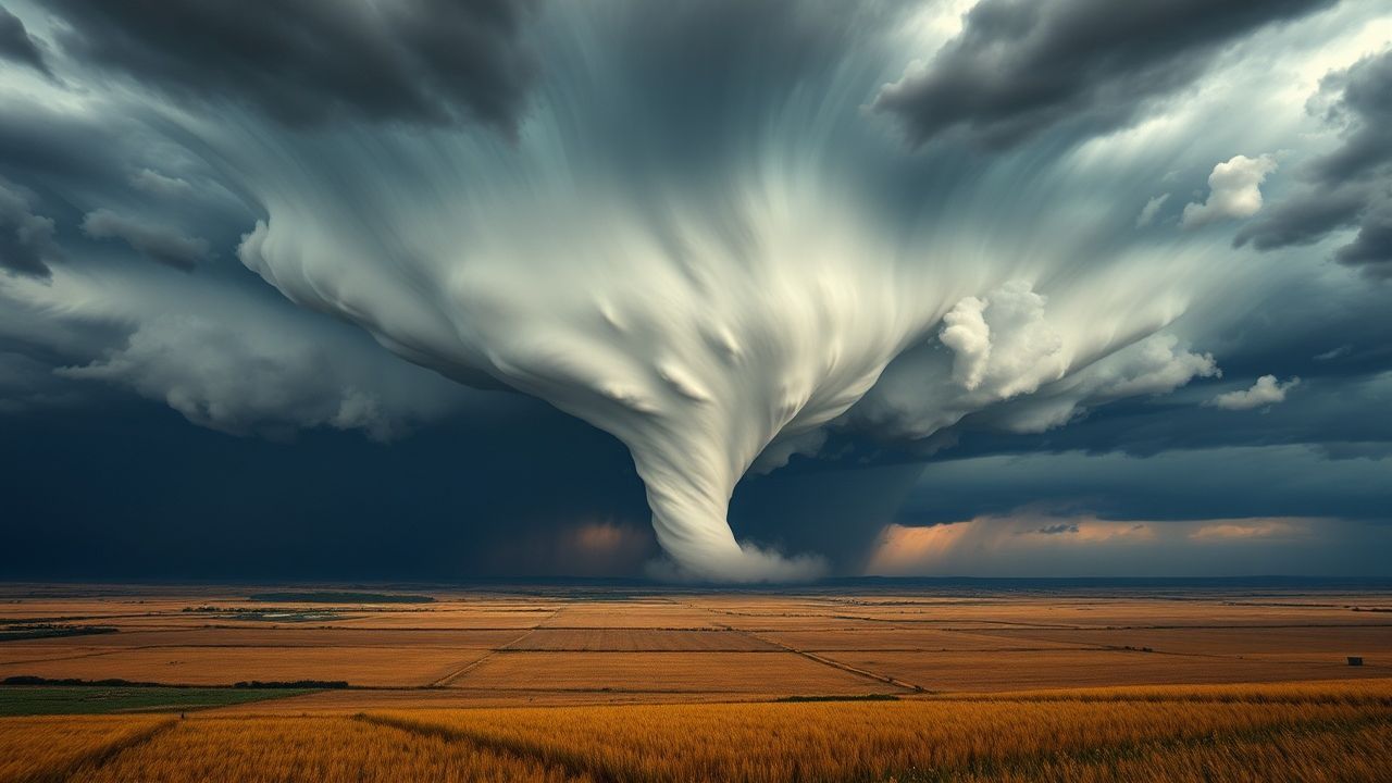 Stellar Tornado Supercell Structure Drama