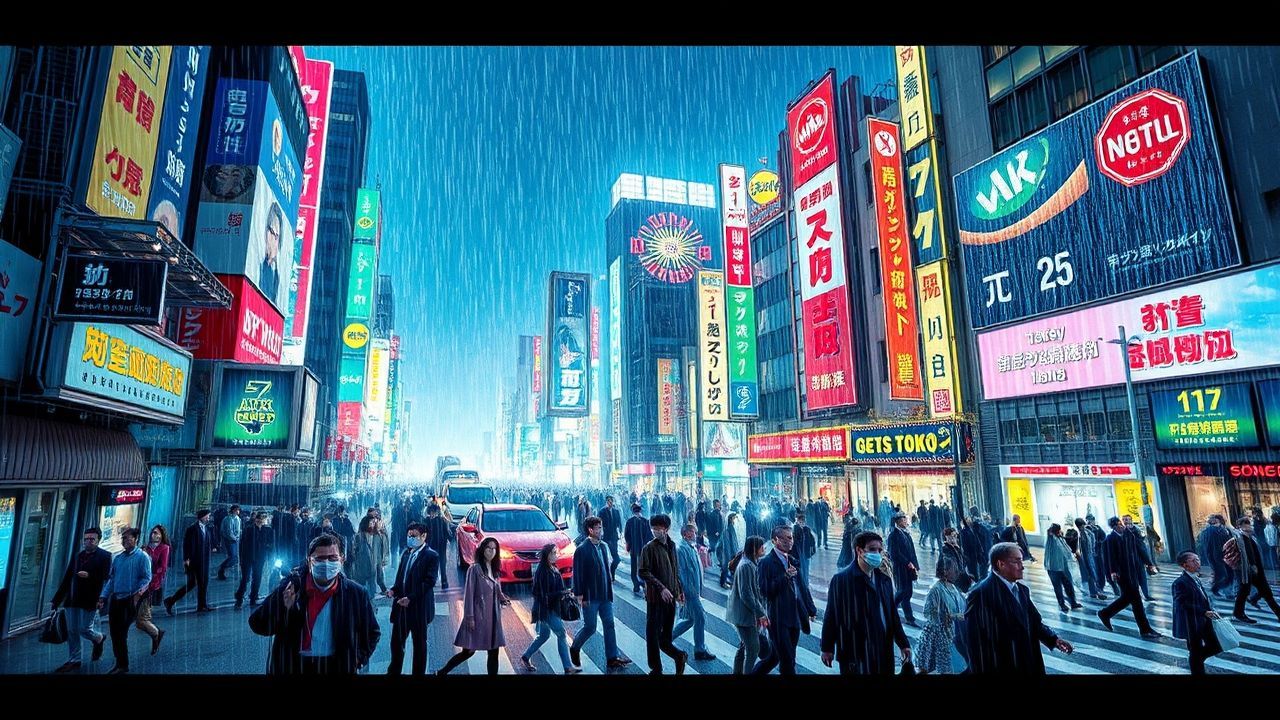 Ethereal Tokyo Shibuya Future Neon Dreams