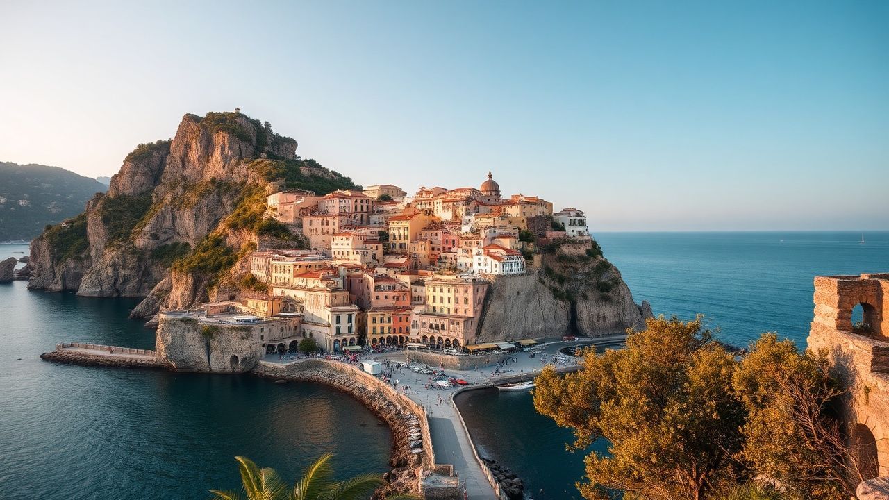 Tranquil Amalfi Coast Coast Colorful Drama