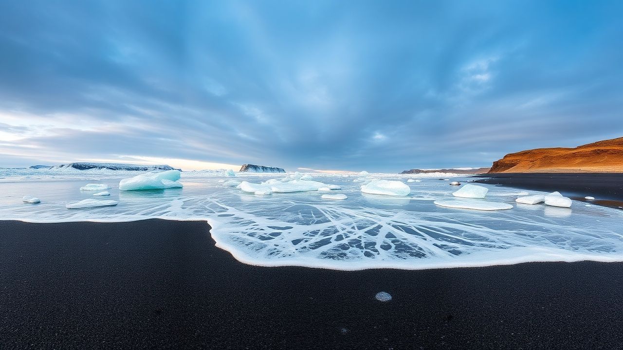 Vivid Iceland Diamond Beach