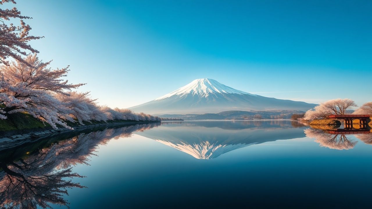 Stunning Mt. Fuji Cherry Blossoms in Spring