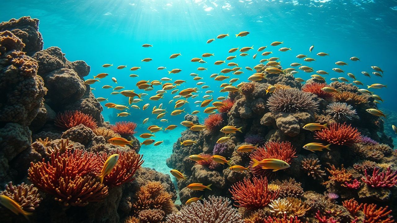 Alluring Coral Reef Vibrant