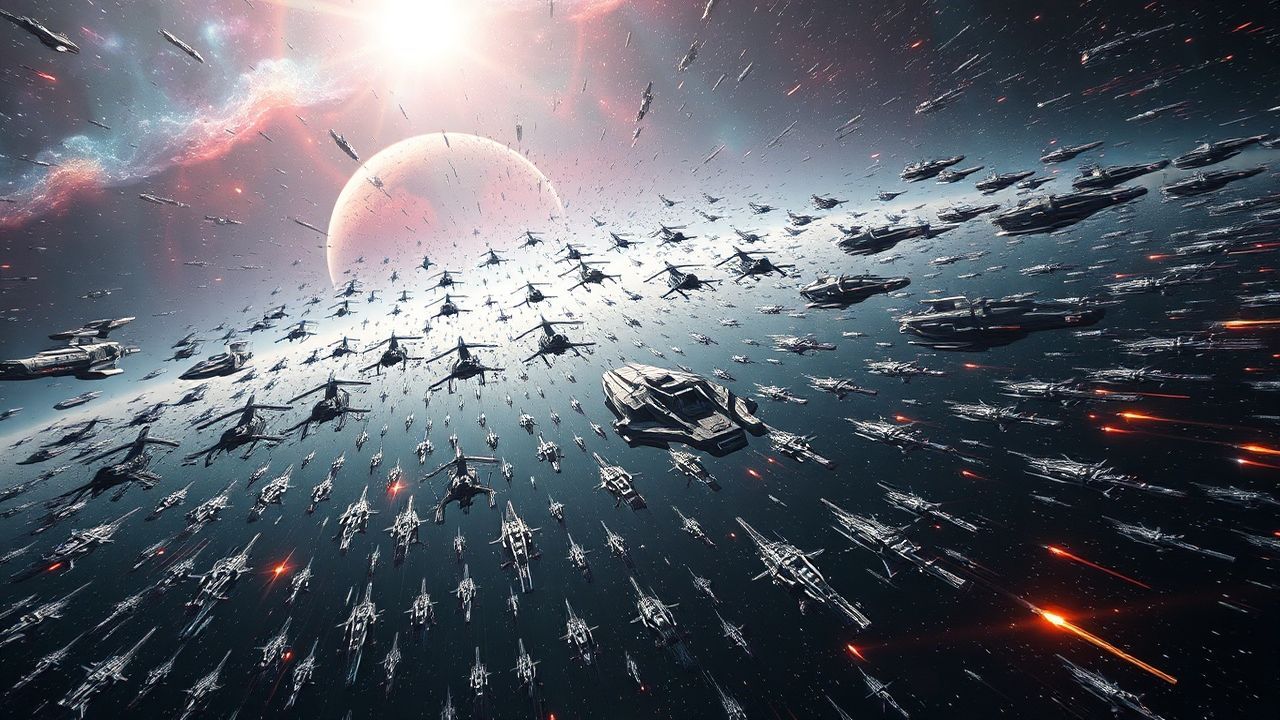 Stellar Space Fleet Hundreds