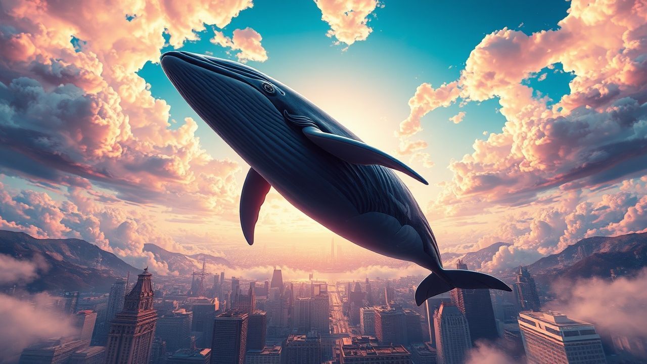 Lush Whale Flying City