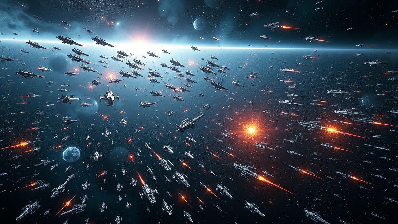 Enchanting Space Fleet Hundreds