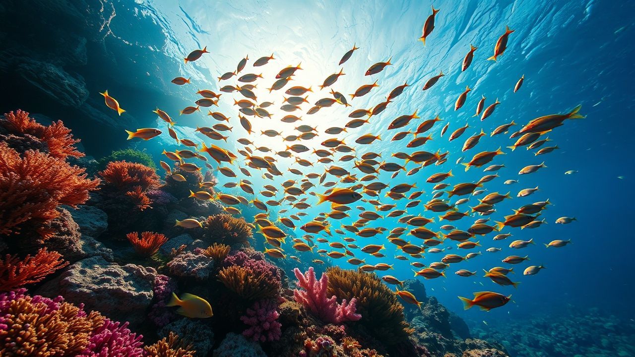 Majestic Coral Reef Vibrant