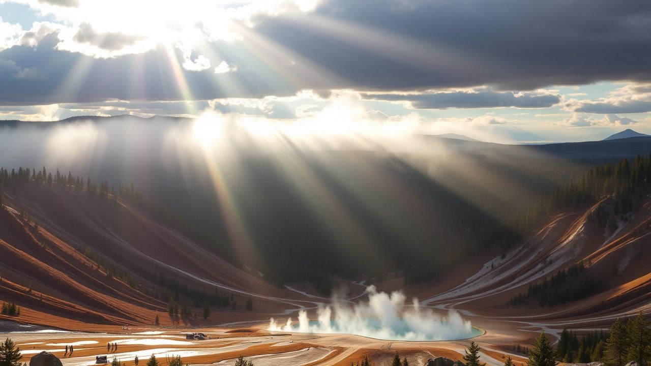 Ethereal Grand Prismatic Rainbow in Spring