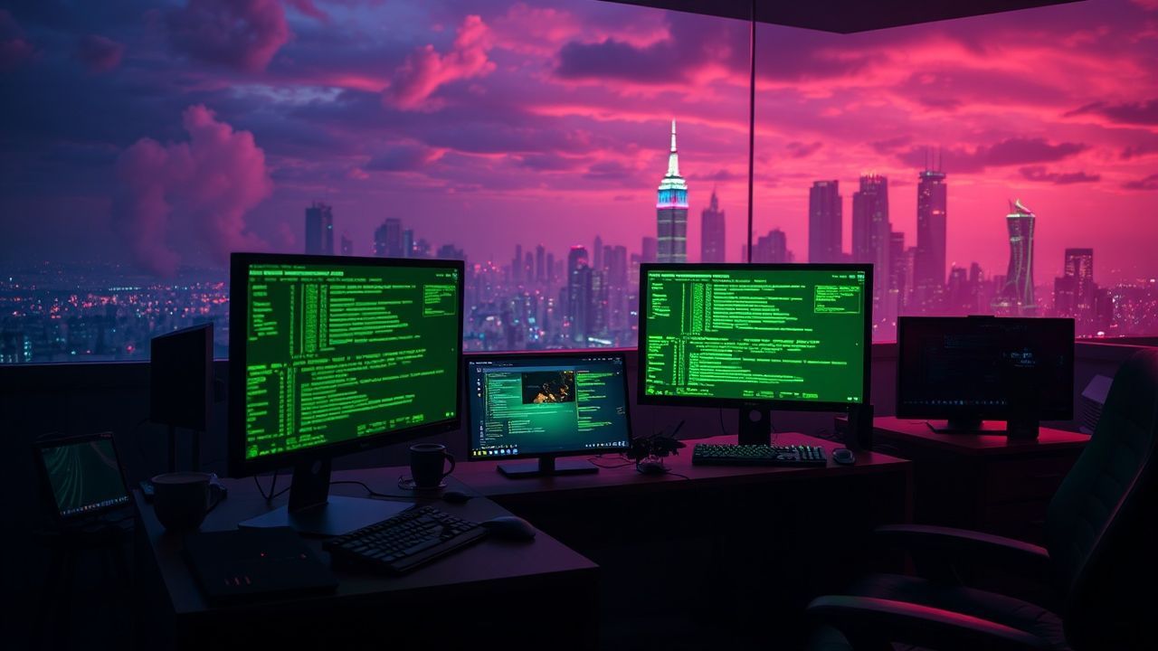 Pristine Hacker Den Screens