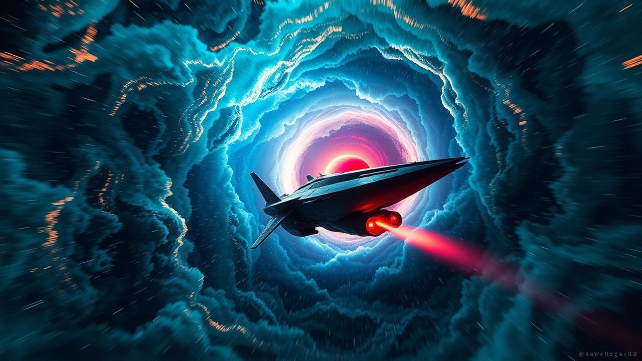 Pristine Interstellar Ship Approaching