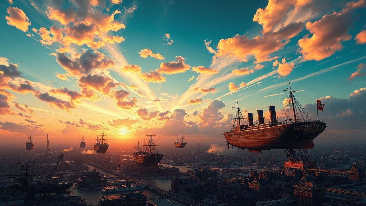 Verdant Airship Fleet Victorian