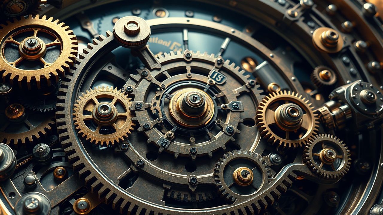 Wondrous Clockwork Mechanism Gears