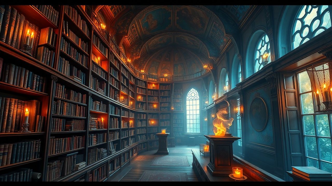 Immense Enchanted Library Infinite