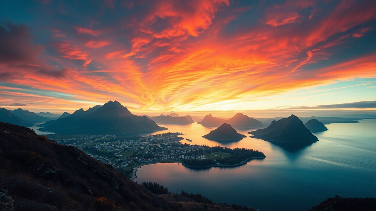 Verdant Norway Lofoten Islands Drama