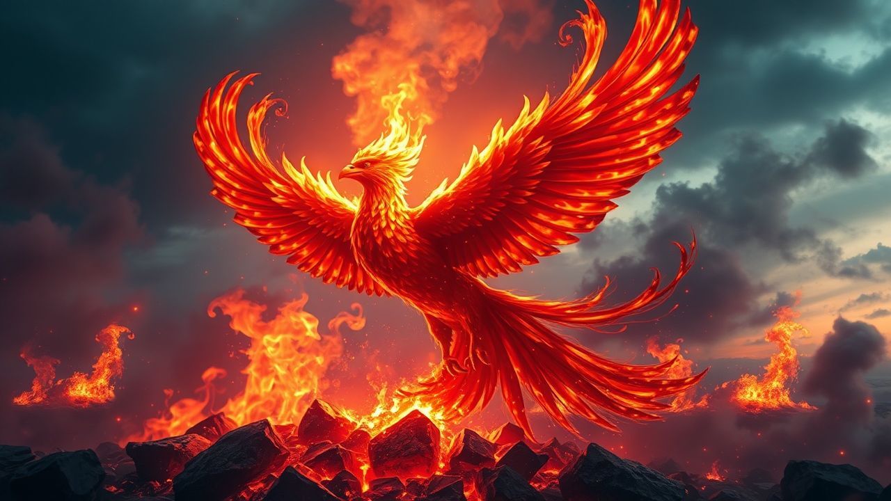 Legendary Phoenix Rising Ashes Magic