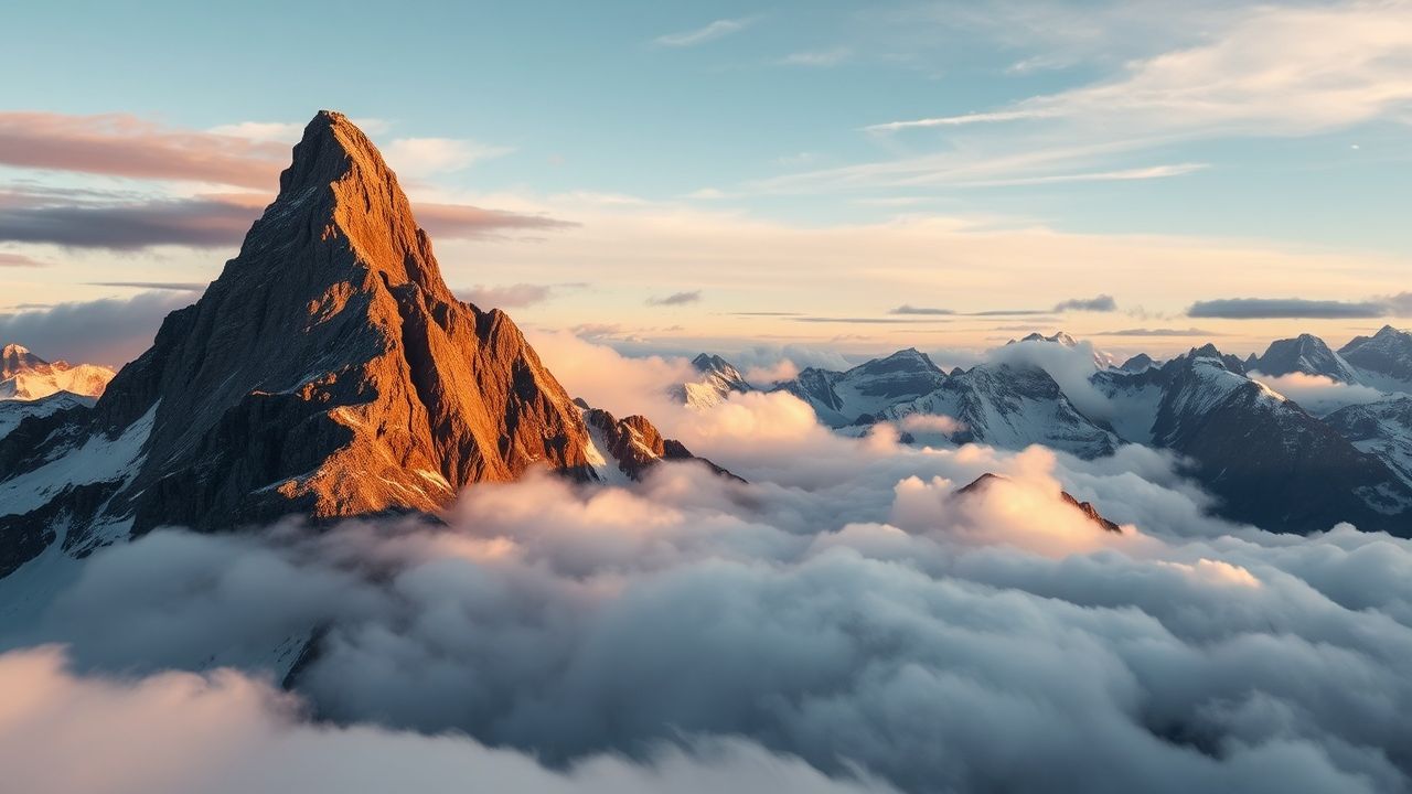 Sublime Matterhorn Pyramid Peak Drama