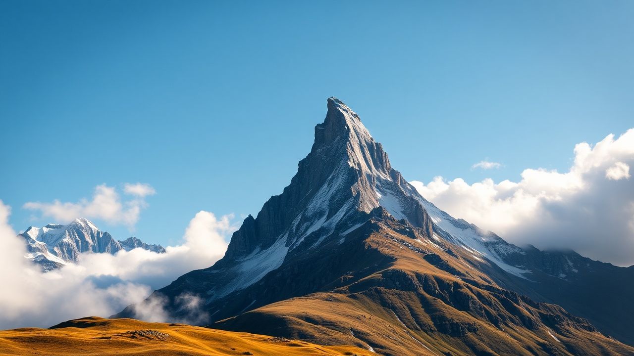 Ornate Matterhorn Pyramid Peak Drama