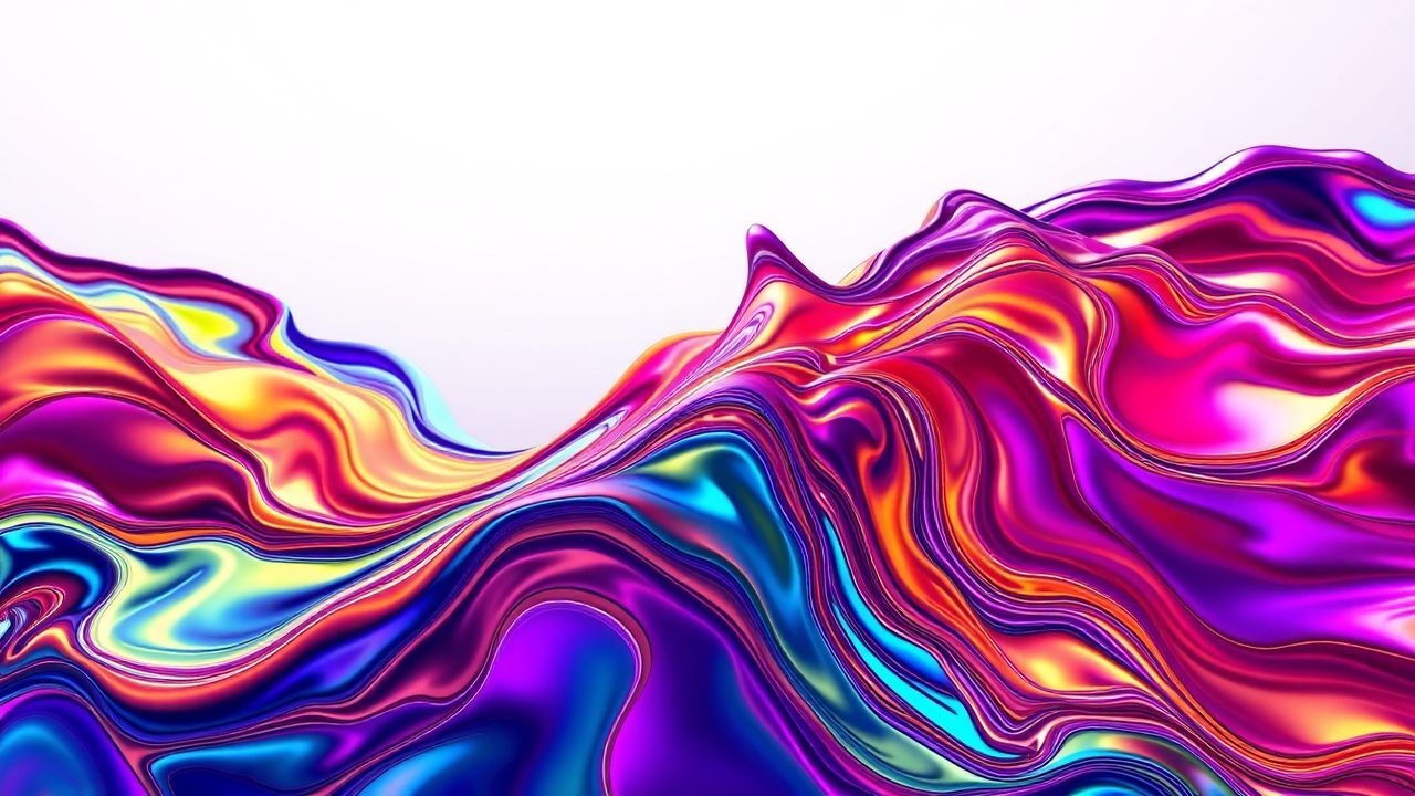 Ornate Fluid Simulation Metallic