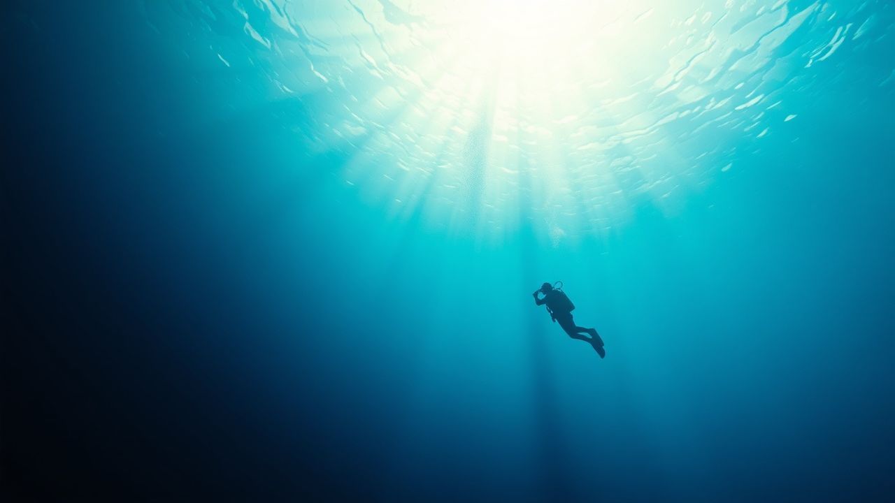 Sublime Freediver Blue Abyss Serenity