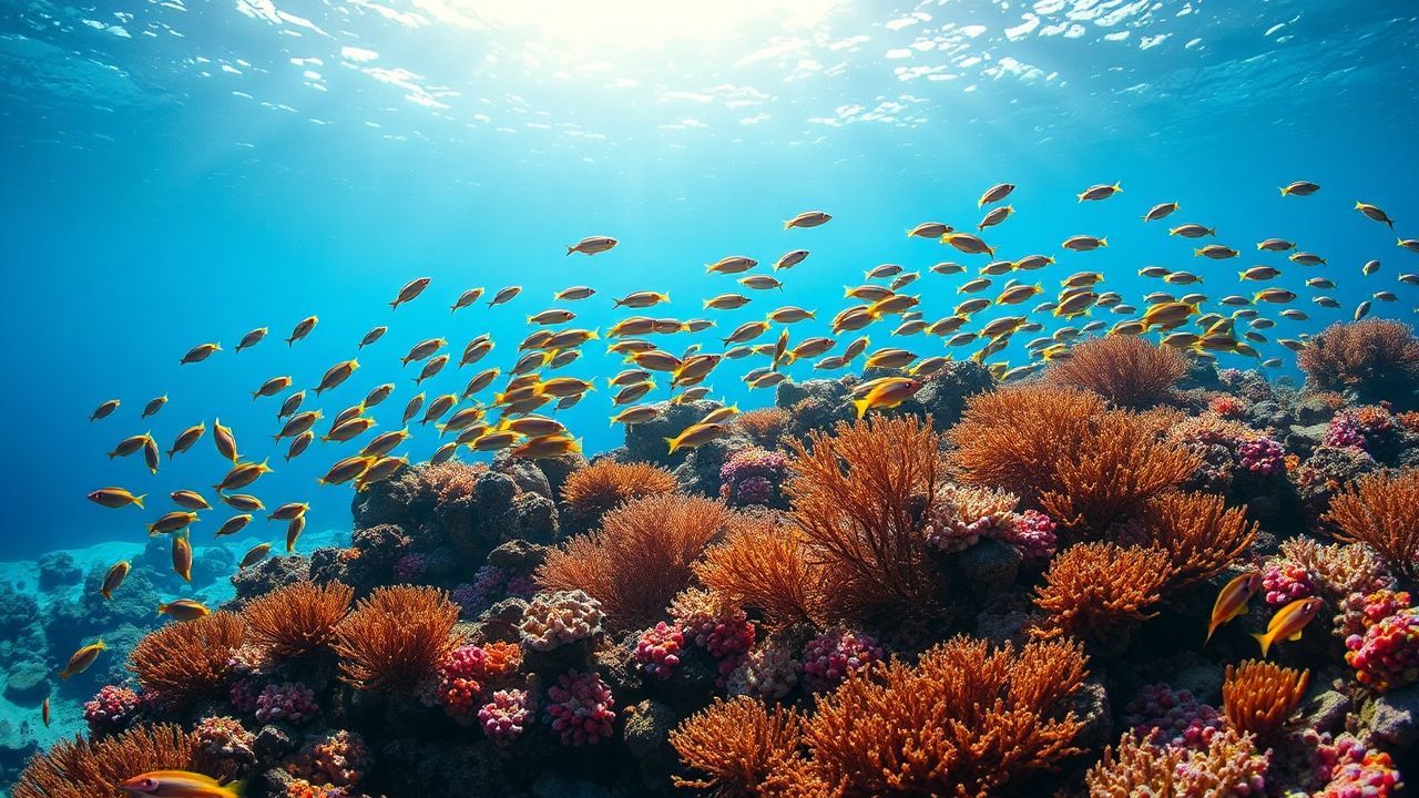 Vibrant Coral Reef Vibrant