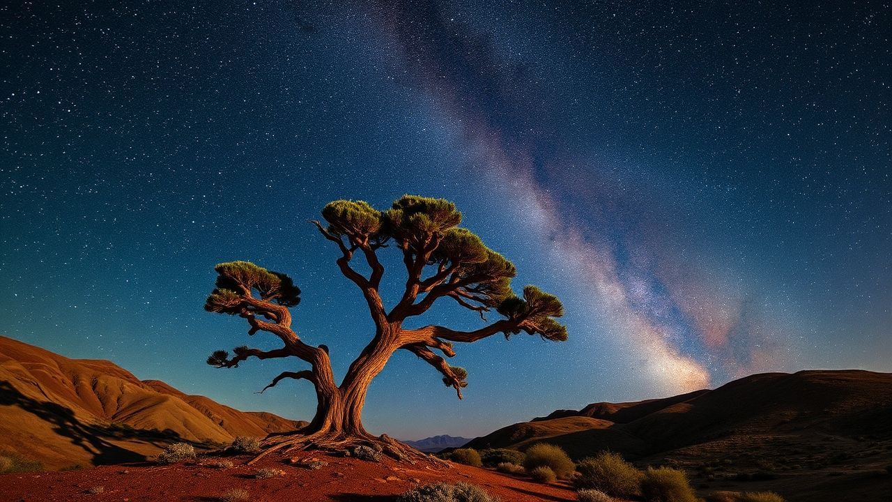 Breathtaking Milky Way Core Ruins