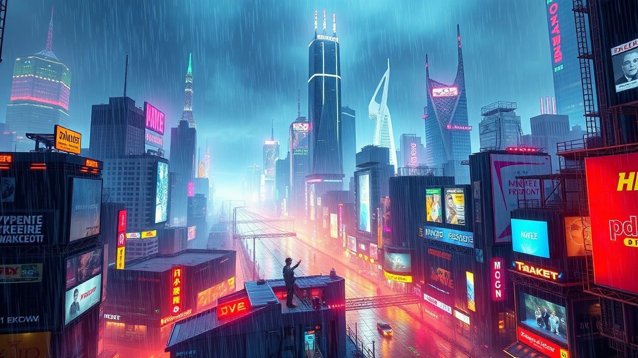 Fierce Cyberpunk Megacity Endless Neon Dreams