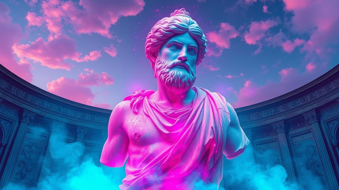 Delicate Greek Statue Glitch