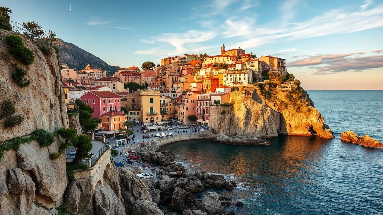 Legendary Amalfi Coast Coast Colorful Drama