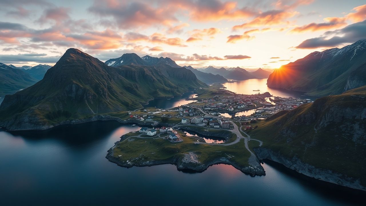 Cosmic Norway Lofoten Islands Drama